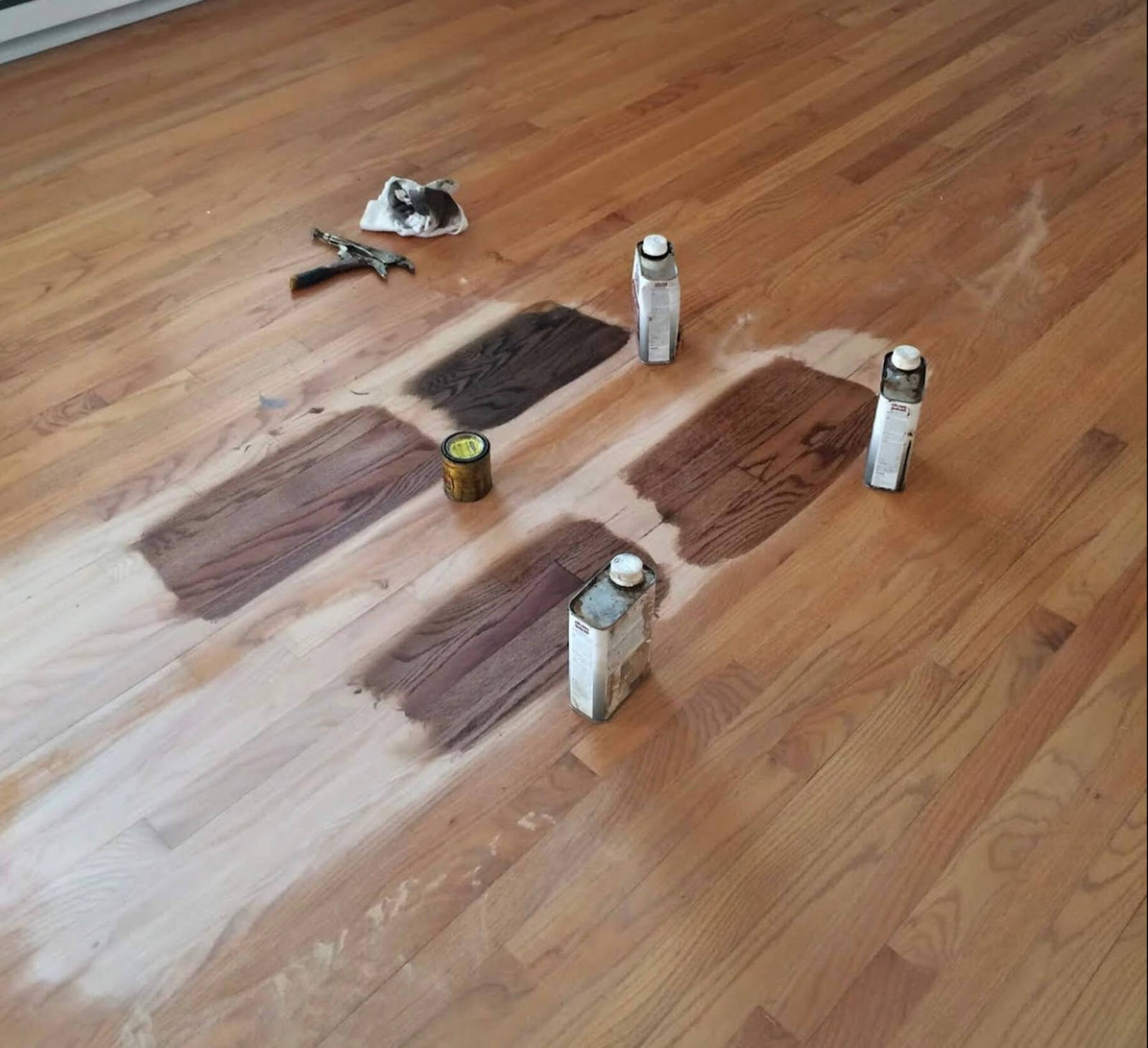 an image showing off our hardwood floor resurfacing in Trenton results